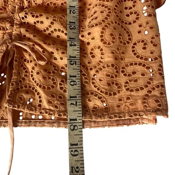 SANDRO LIVIO BRODERIE ANGLAISE TOP SIZE MEDIUM